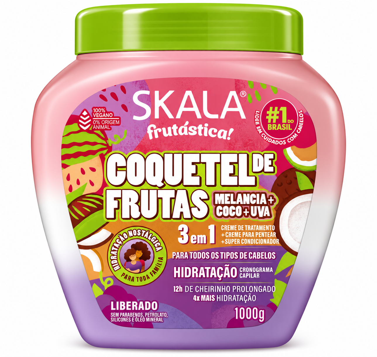 کرم درمانی 3 در 1 اسکالا فروتاستیکا کوکتل میوه ها skala frutástica! Coquetel de frutas family