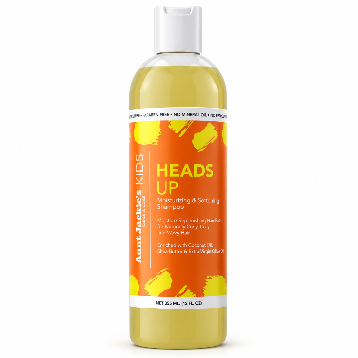 شامپو نرم کننده و مرطوب کننده آنت جکیز کیدز aunt jackie’s kids heads up moisturizing & softening shampoo