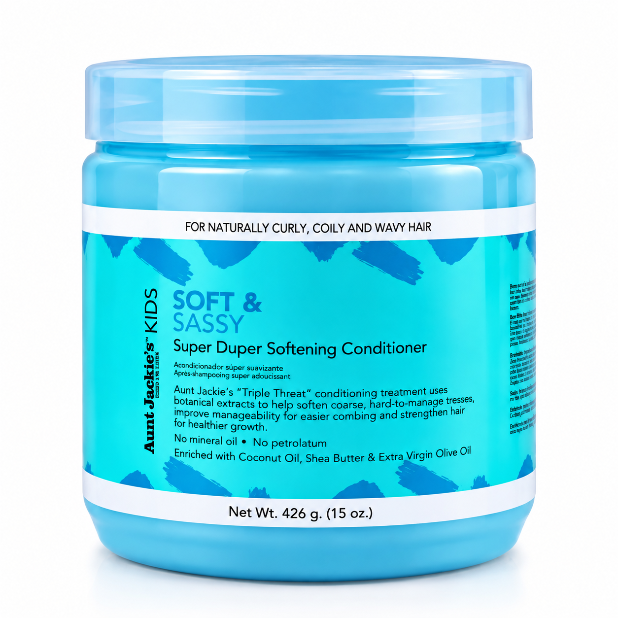 نرم کننده فوق العاده داخل حمام آنت جکیز aunt jackie’s kids soft & sassy super duper softening conditioner