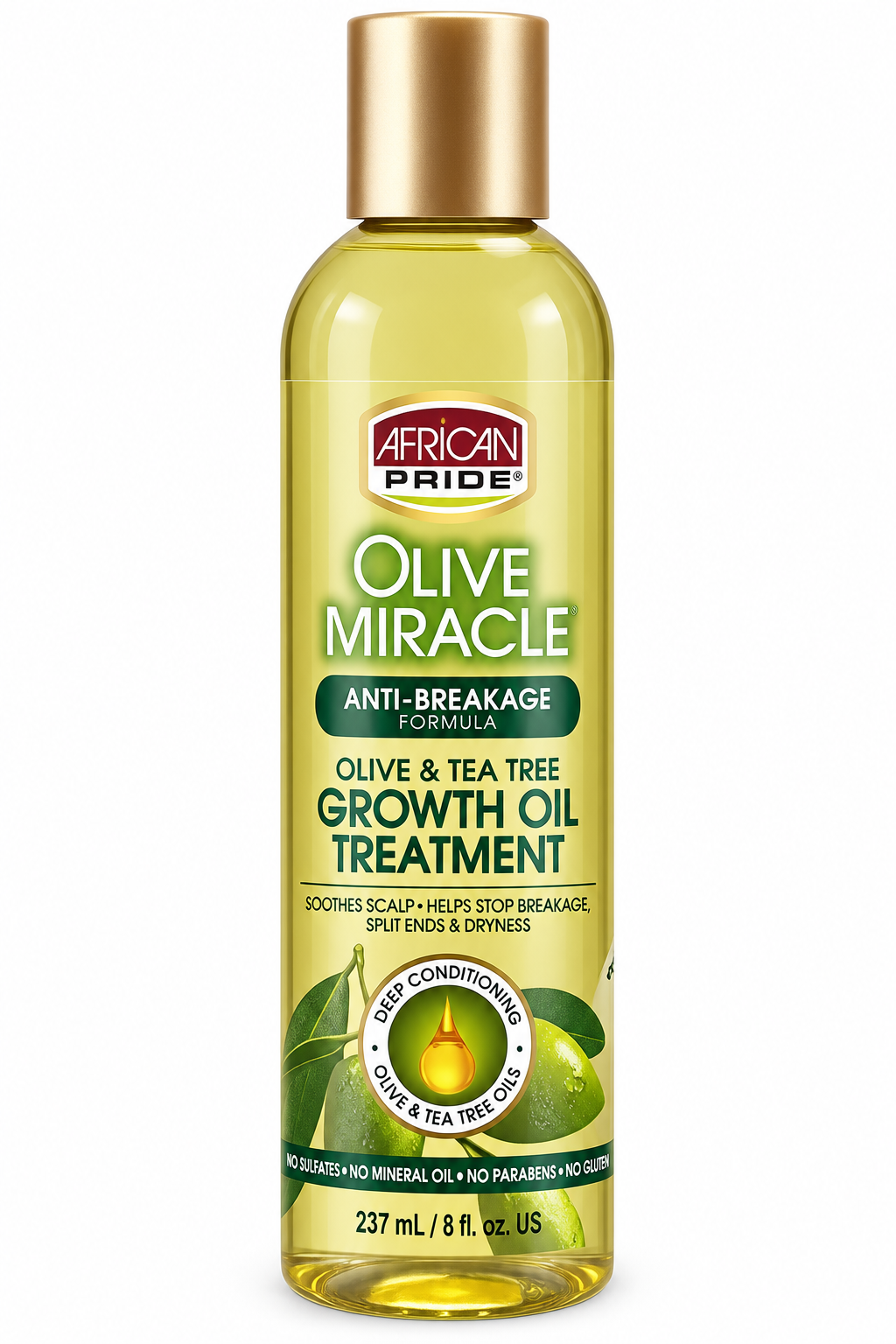 روغن تقویت کننده مو آفریکن پراید african pride olive miracle olive & tea tree growth oil treatment