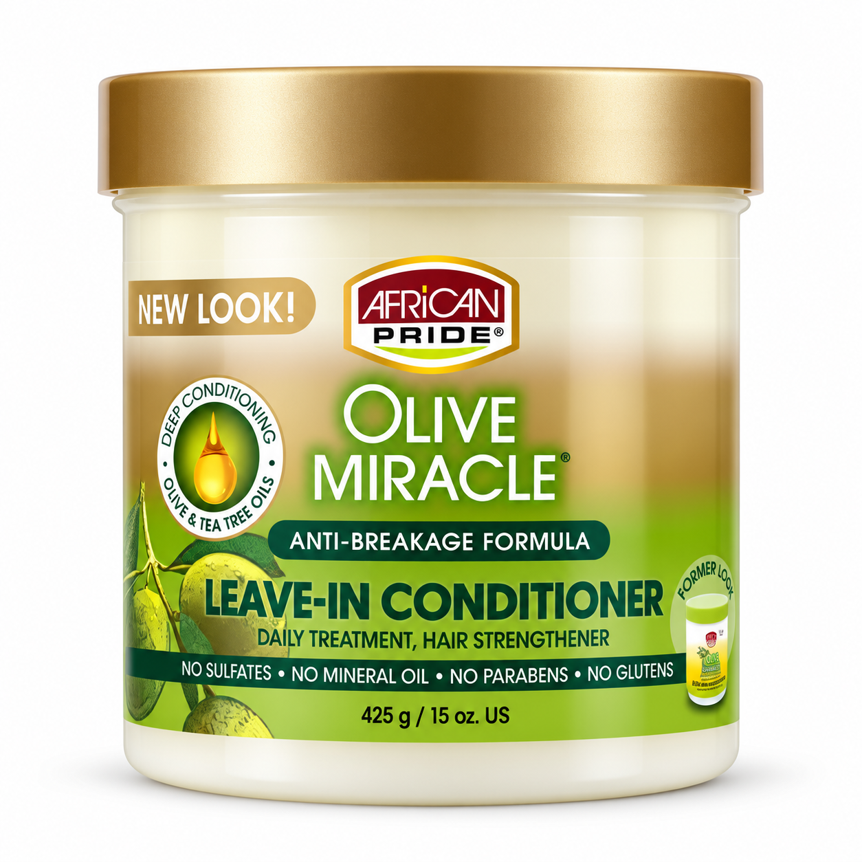 آبرسان تقویت کننده آفریکن پراید african pride olive miracle anti-breakage formula leave-in conditioner