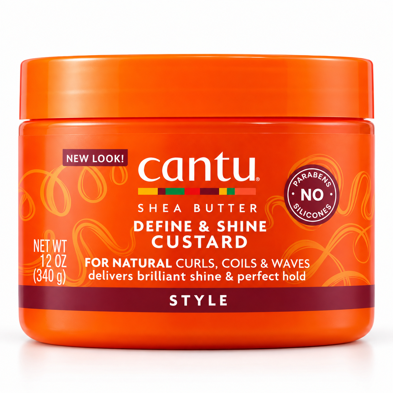 کاستارد حالت دهنده و براق کننده کنتو cantu shea butter define & shine custard