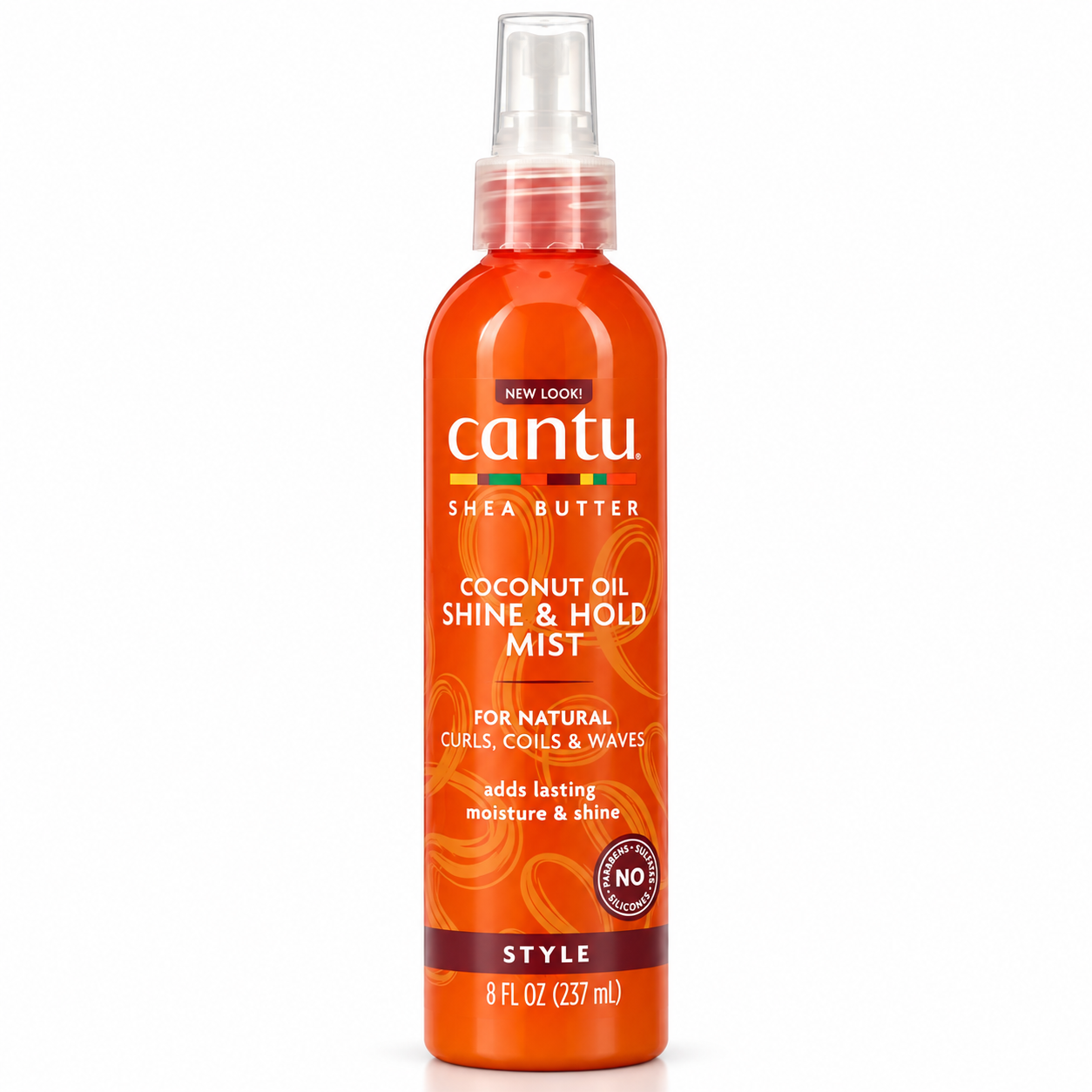 اسپری براق کننده و تثبیت کننده کنتو cantu shea butter coconut oil shine & hold mist