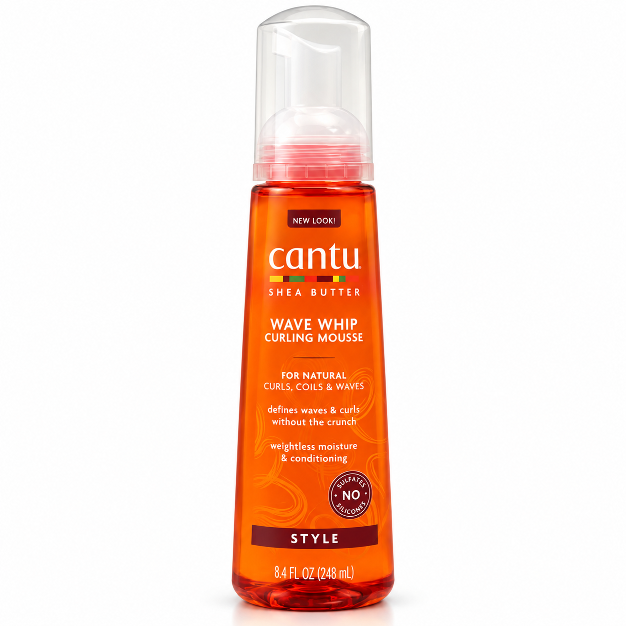 موس حالت دهنده و فرکننده کنتو cantu shea butter wave whip curling mousse