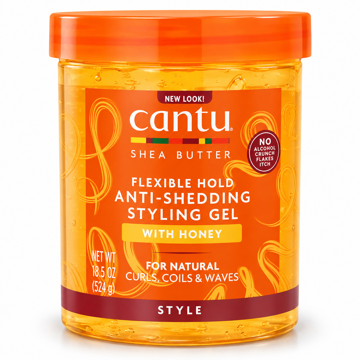 ژل حالت دهنده و ضد ریزش کنتو cantu shea butter flexible hold anti-shedding styling gel with honey