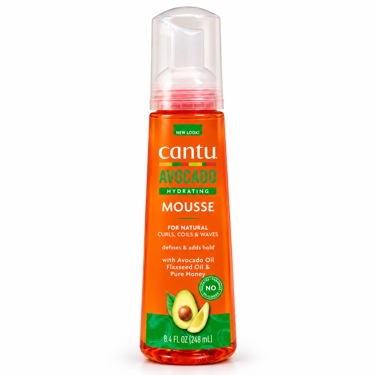 موس حالت دهنده و آبرسان آووکادو کنتو cantu avocado hydrating styling mousse