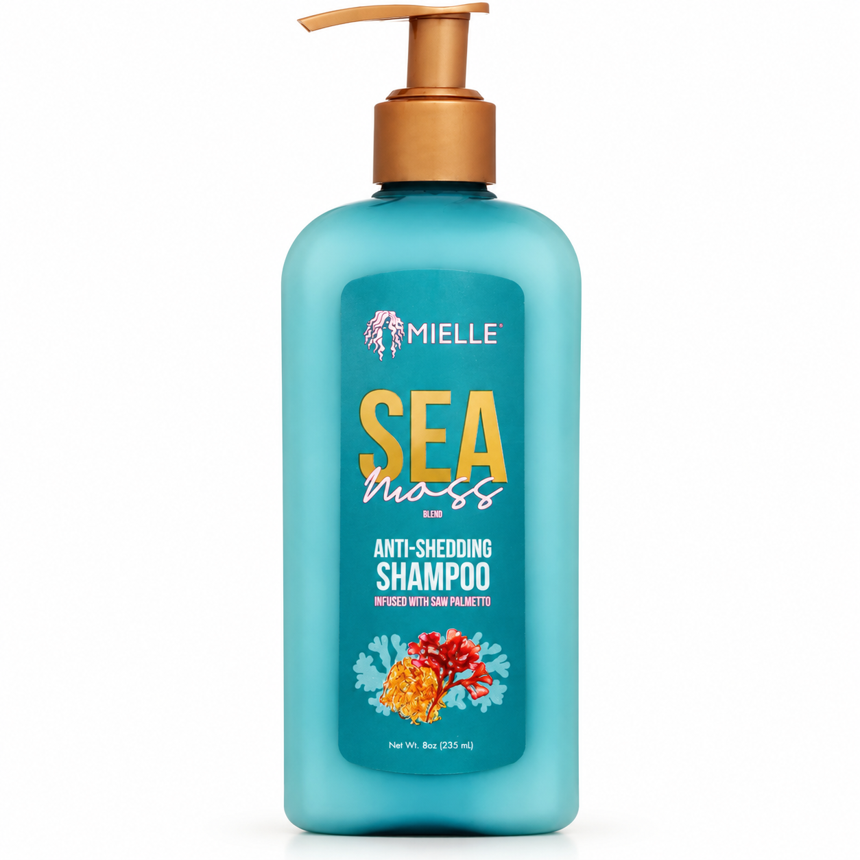 شامپو ضد ریزش مییل mielle sea moss anti-shedding shampoo