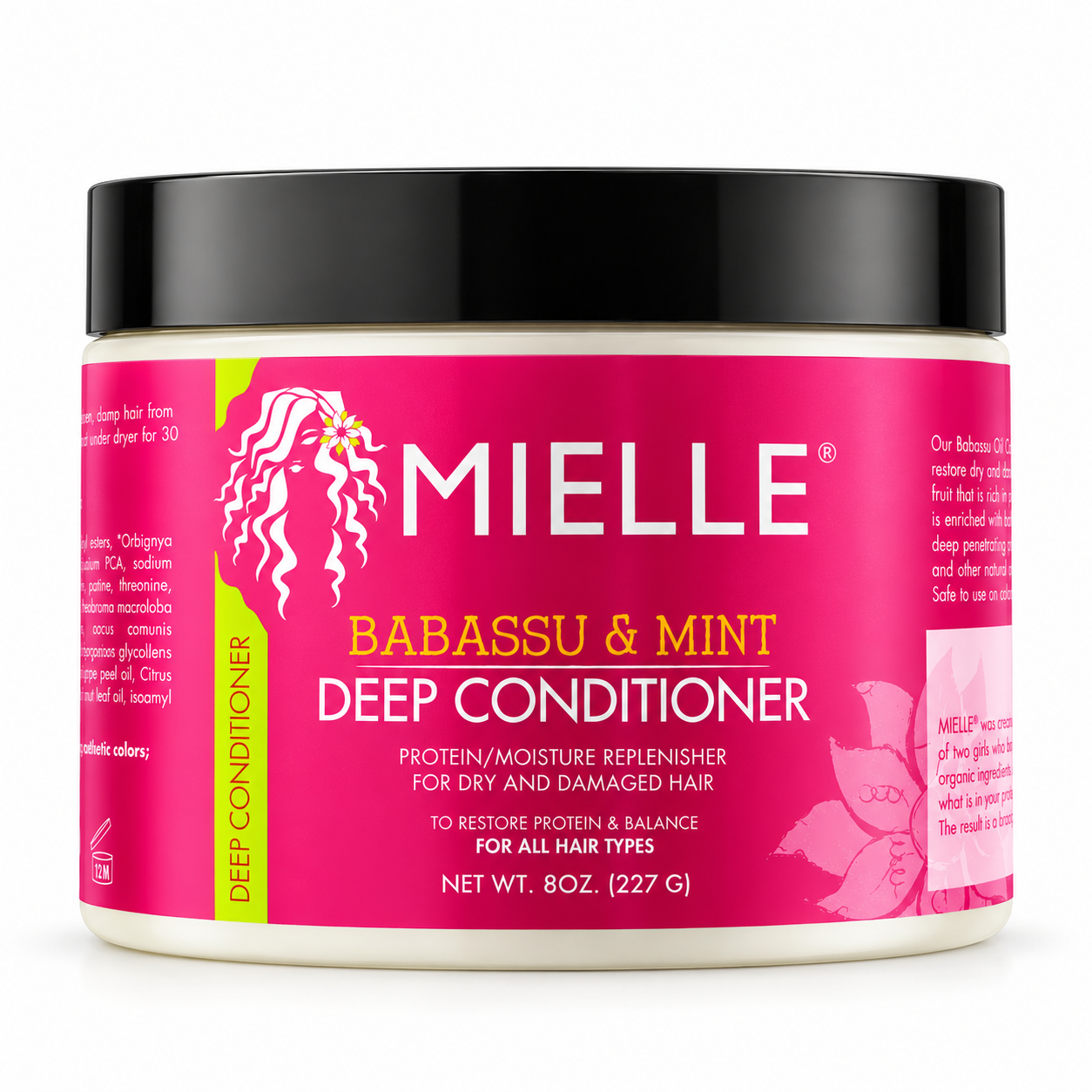 ماسک و کاندیشنر عمیق باباسو و نعناع مییل mielle babassu & mint deep conditioner