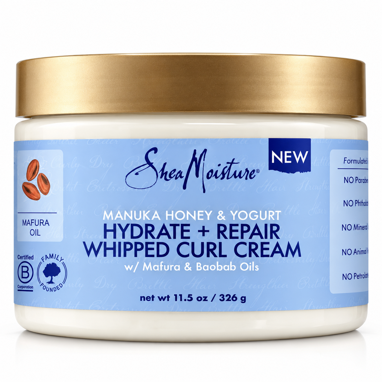 کرم حالت دهنده و تعریف کننده فر شی مویسچر sheaMoisture manuka honey & yogurt hydrate + repaire
