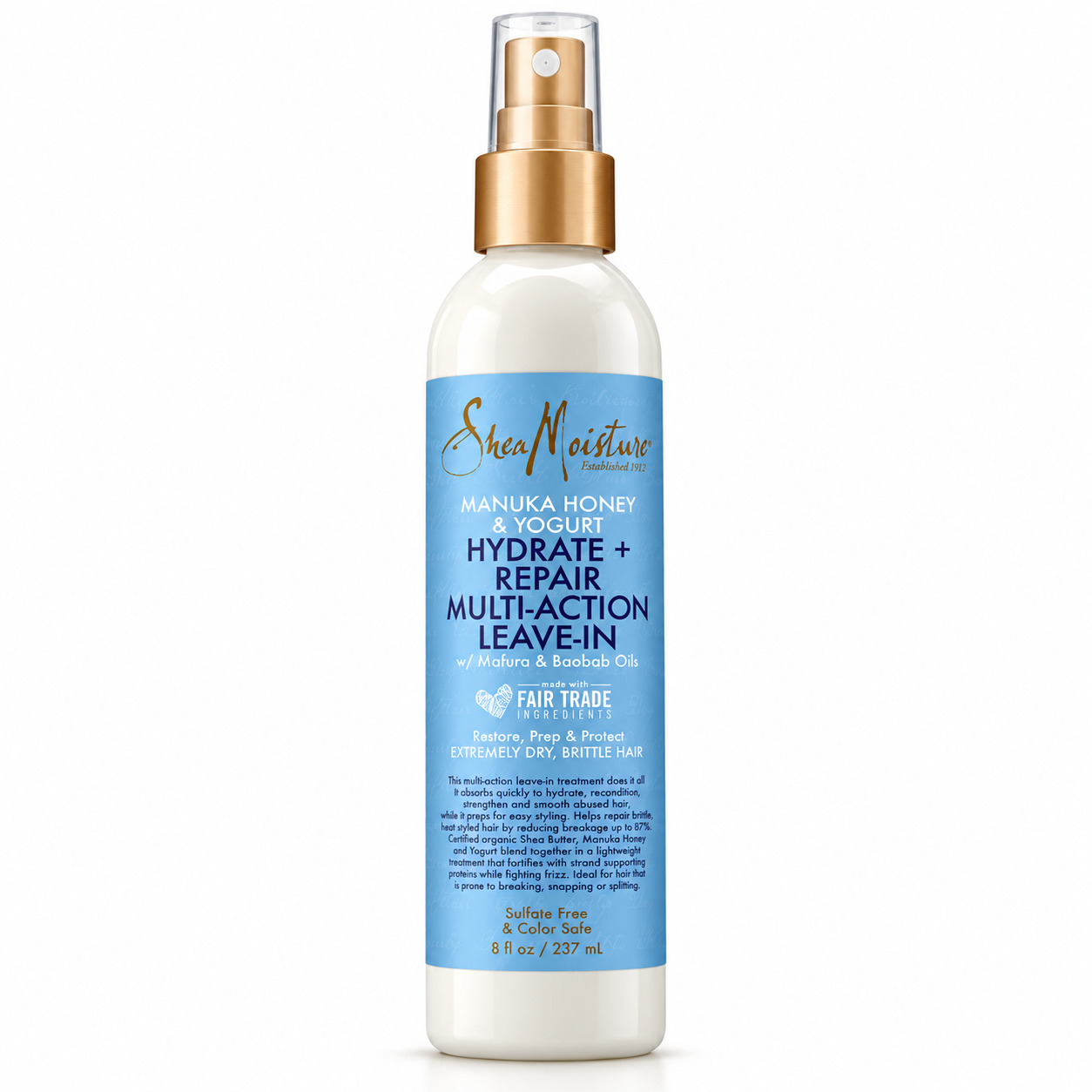 آبرسان چند منظوره شی مویسچر sheaMoisture manuka honey & yogurt hydrate + repair multi-action leave-in