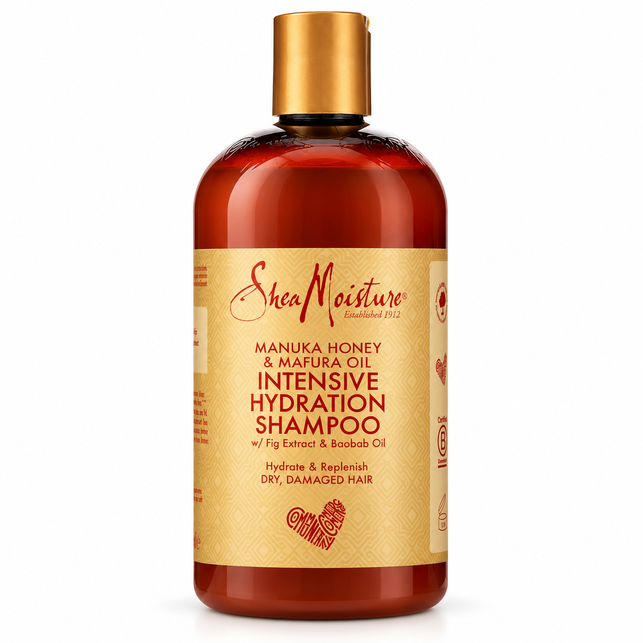شامپو ابرسان و ترمیم کننده شی مویسچر sheaMoisture manuka honey & mafura oil intensive hydration shampoo