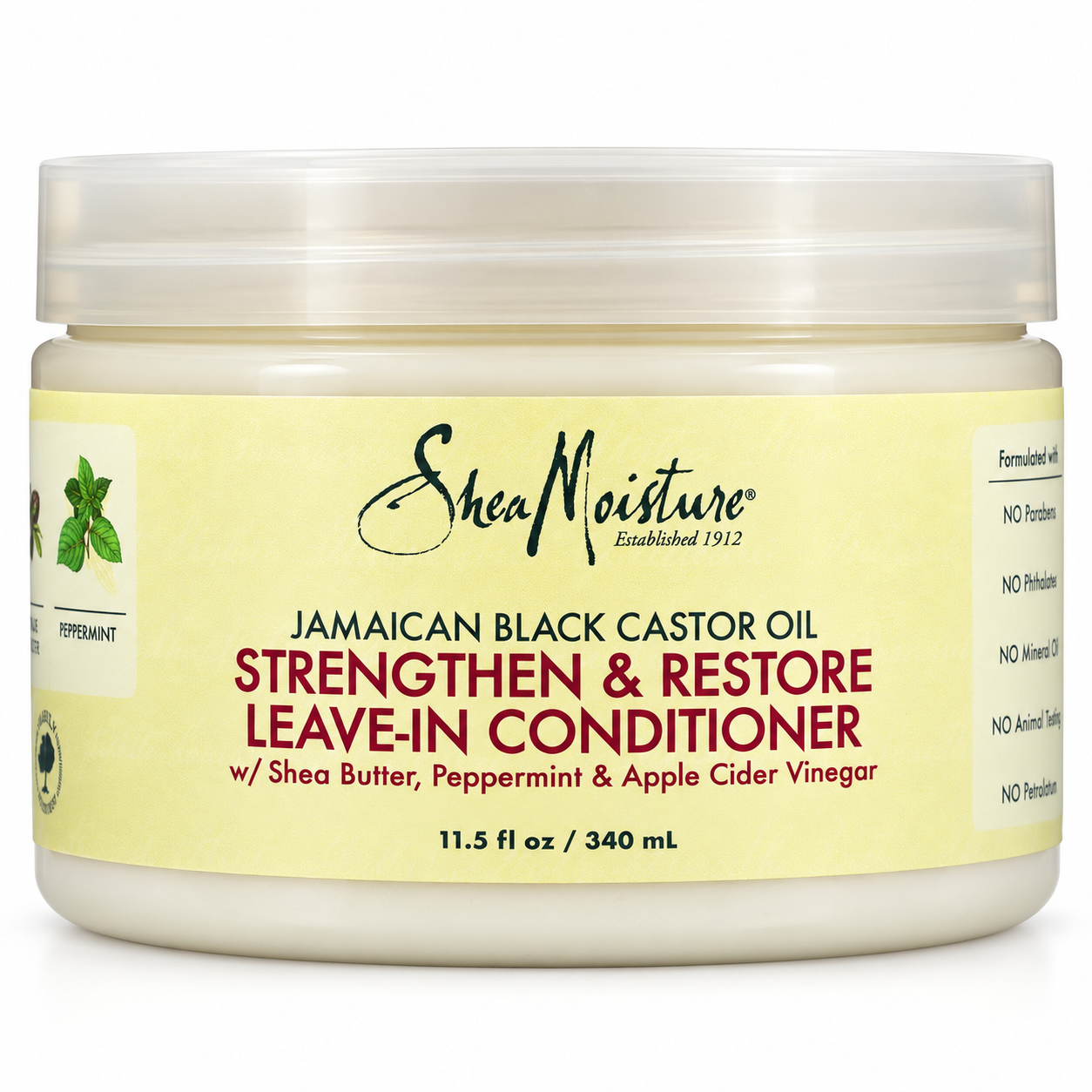 آبرسان ترمیم کننده کرچک شی مویسچر sheaMoisture jamaican black castor oil strengthen & restore leave-in conditioner
