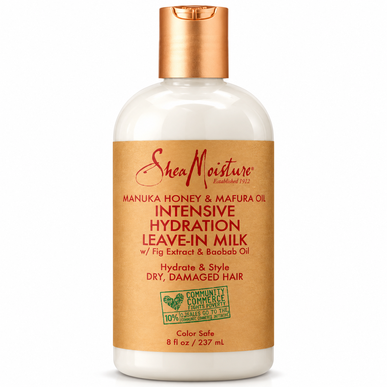شیر مو بدون آبکشی آبرسان شی مویسچر sheaMoisture manuka honey & mafura oil intensive hydration leave-in milk