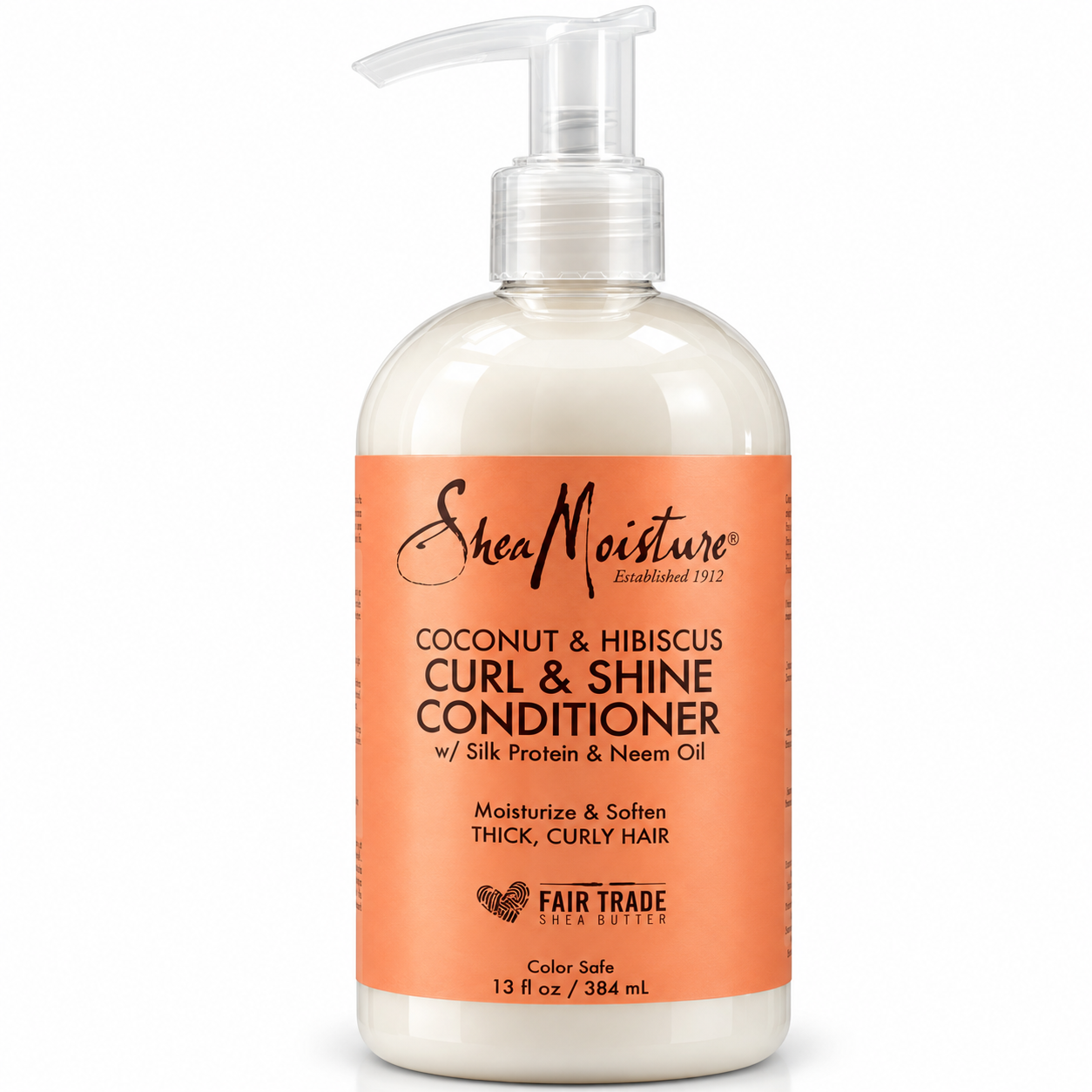 کاندیشنر کوکونات و هیبیسکوس شی مویسچر sheaMoisture coconut & hibiscus curl & shine cnditioner