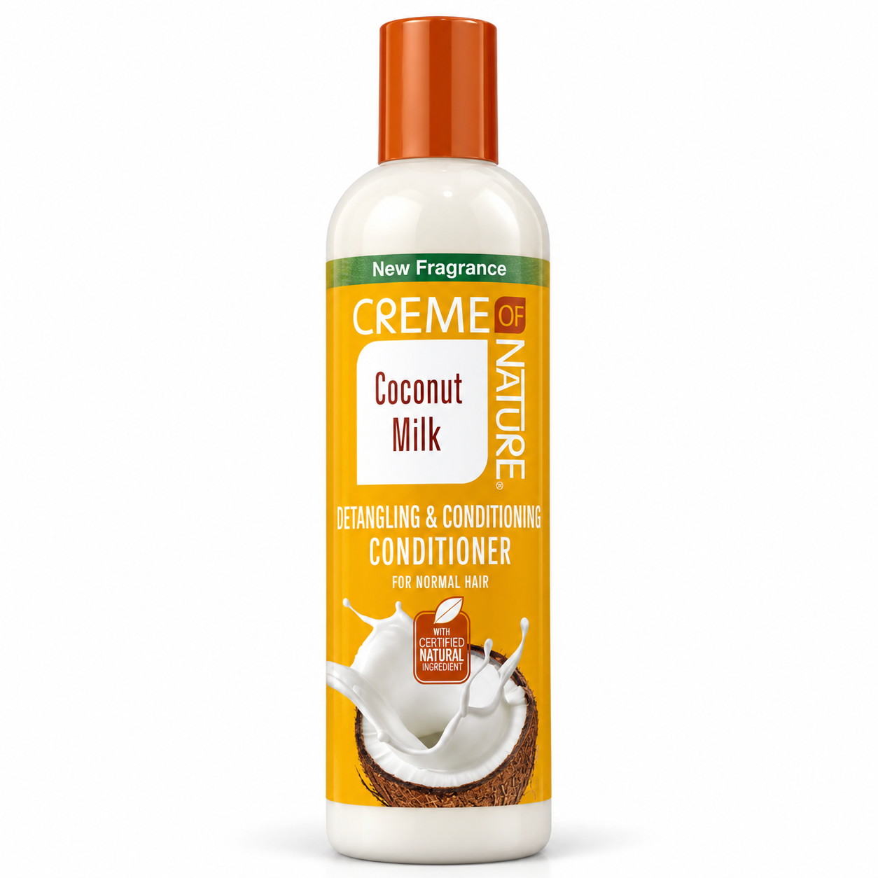 کاندیشنر و شیرموی حجم دهنده کرم آف نیچر creme of nature coconut milk detangling & conditioning conditioner